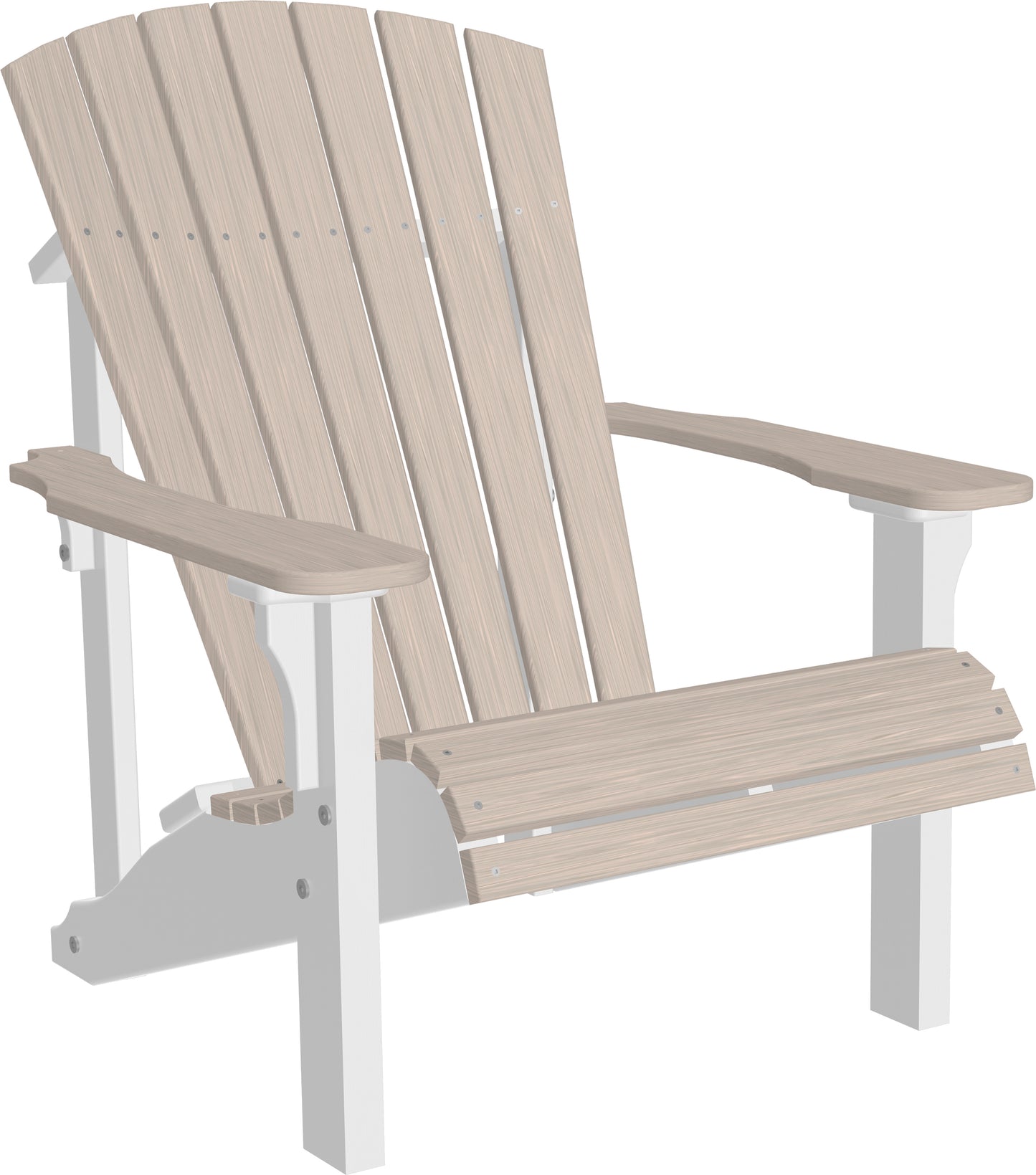 Deluxe Adirondack Chair Birch & White