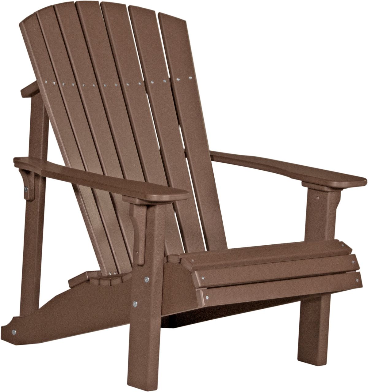 Deluxe Adirondack Chair Chestnut Brown