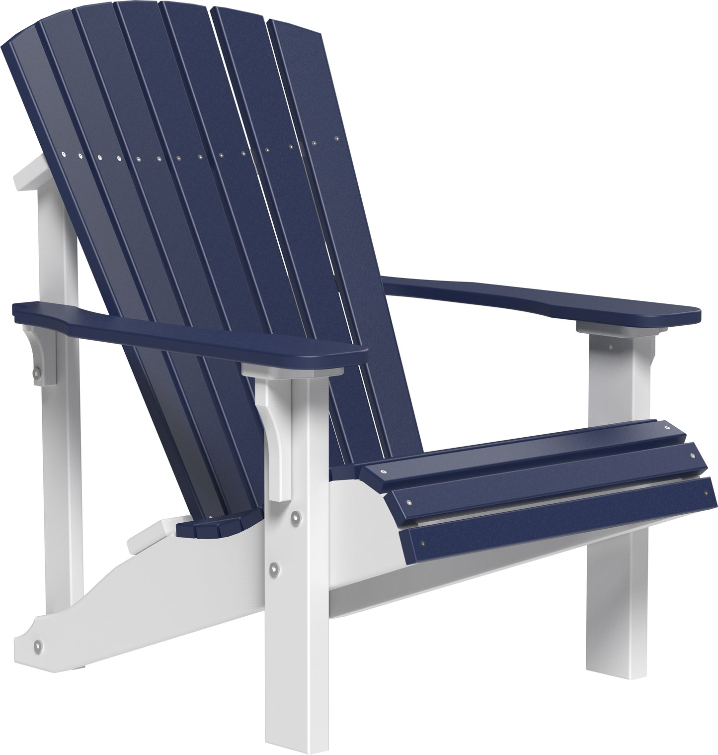 Deluxe Adirondack Chair Patriot Blue & White