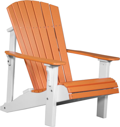 Deluxe Adirondack Chair Tangerine & White
