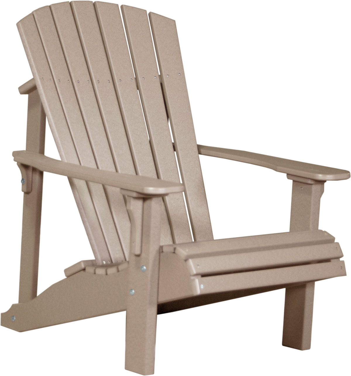 Deluxe Adirondack Chair Weatherwood
