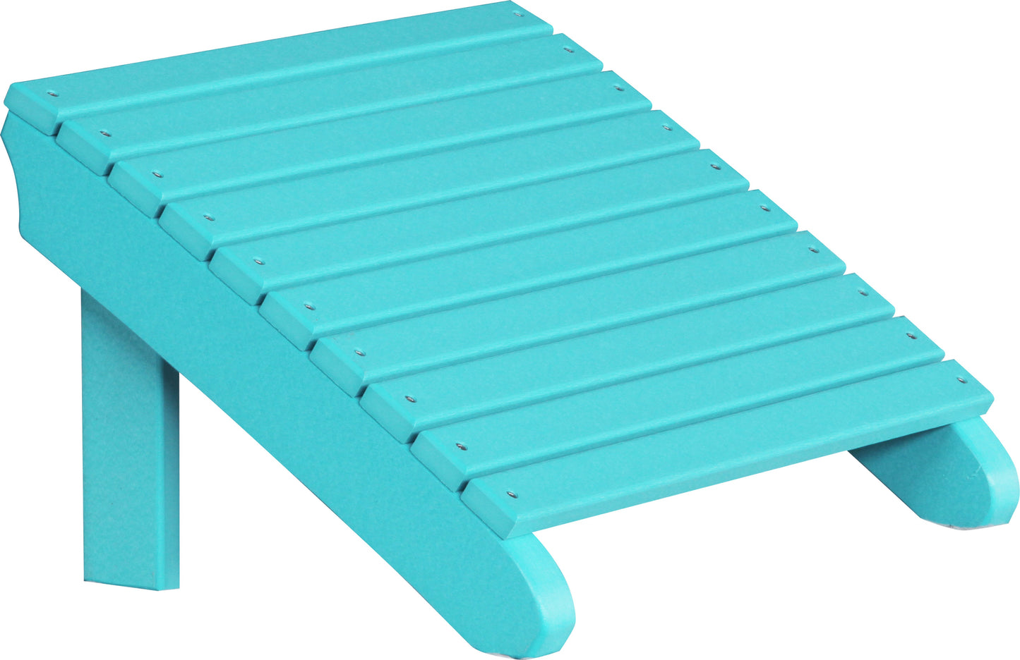 Deluxe Adirondack Footrest Aruba Blue
