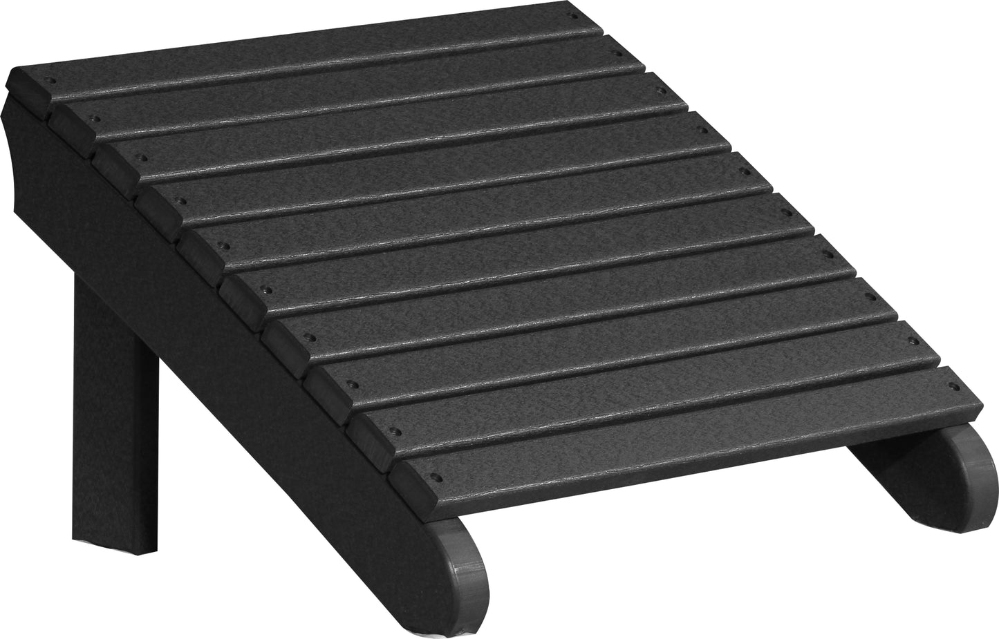 Deluxe Adirondack Footrest Black