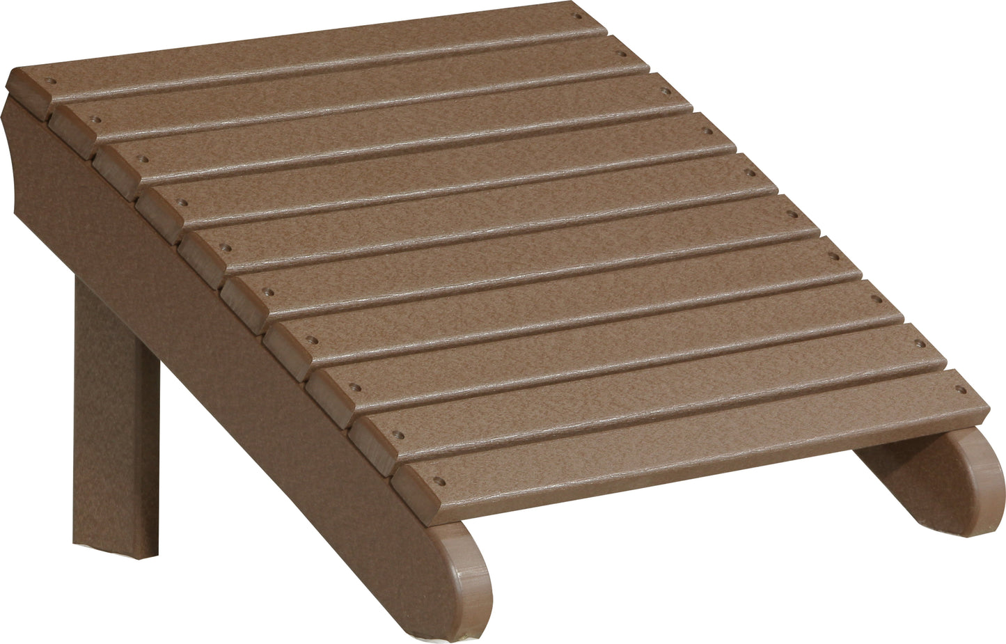 Deluxe Adirondack Footrest Chestnut Brown