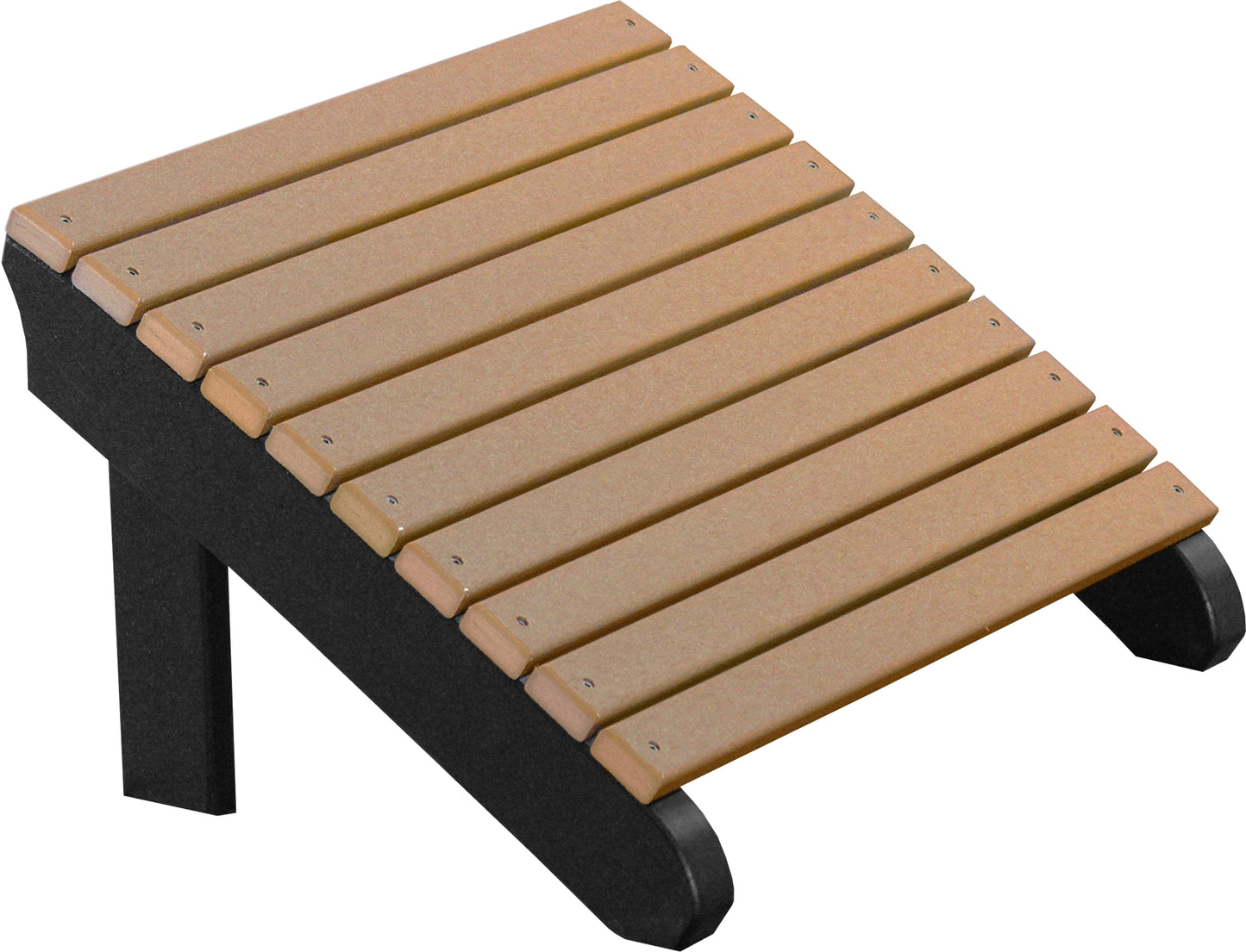 Deluxe Adirondack Footrest Cedar & Black