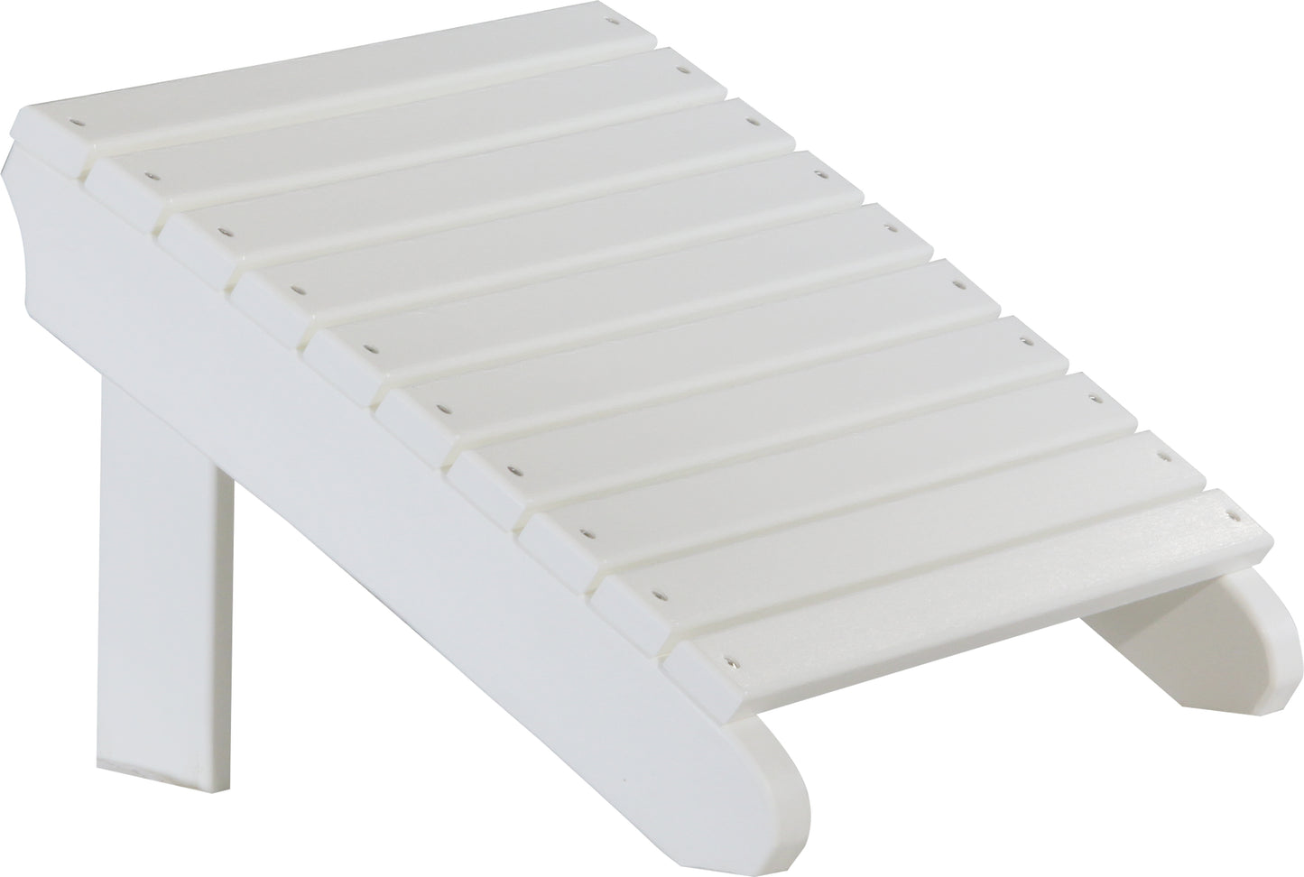 Deluxe Adirondack Footrest White
