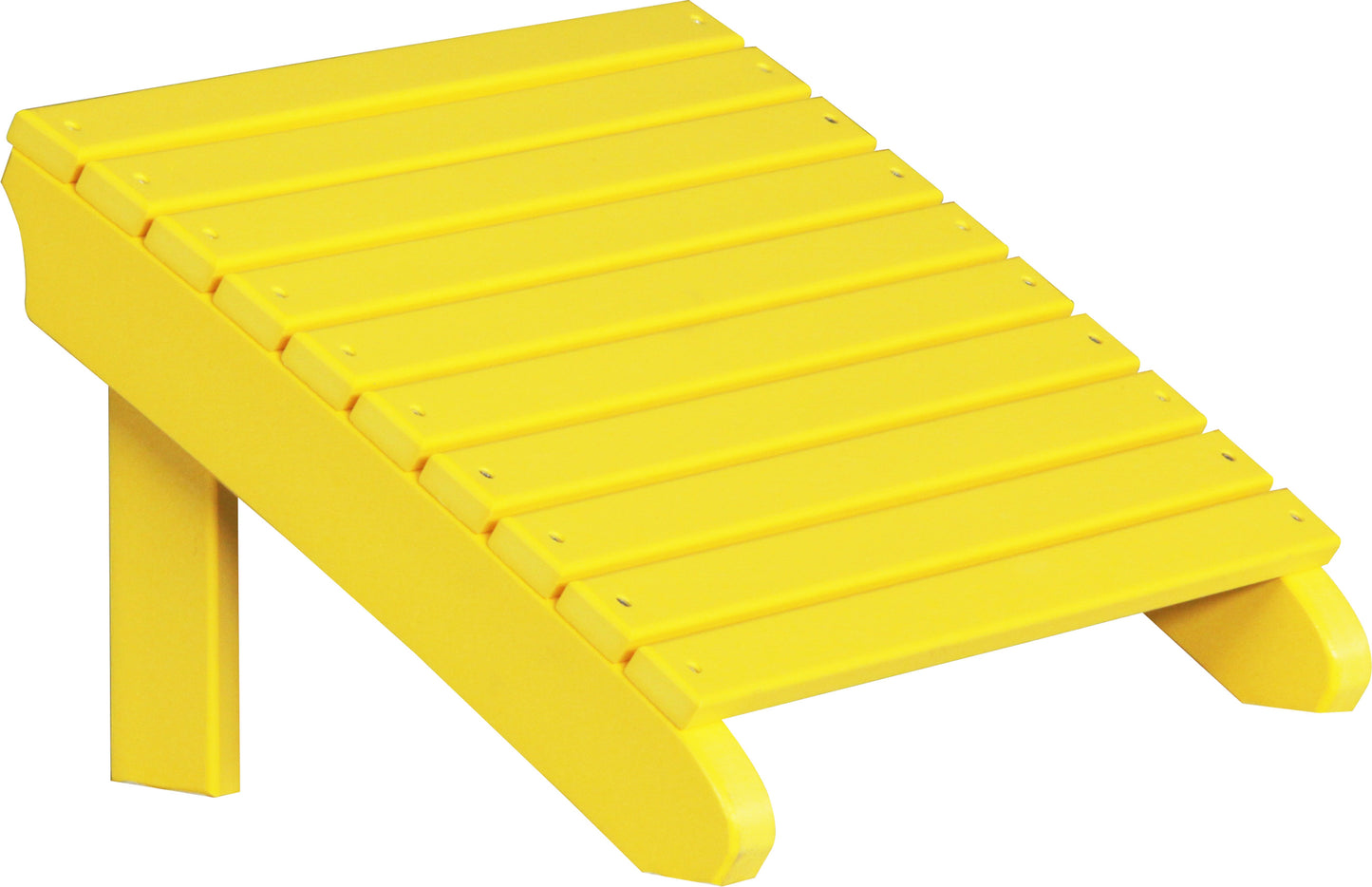 Deluxe Adirondack Footrest Yellow