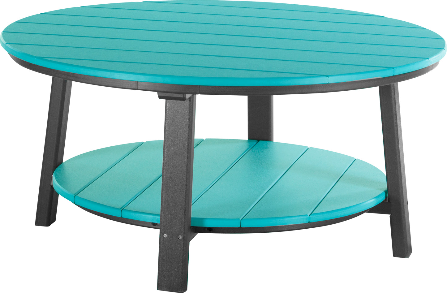 Deluxe Conversation Table Aruba Blue & Black