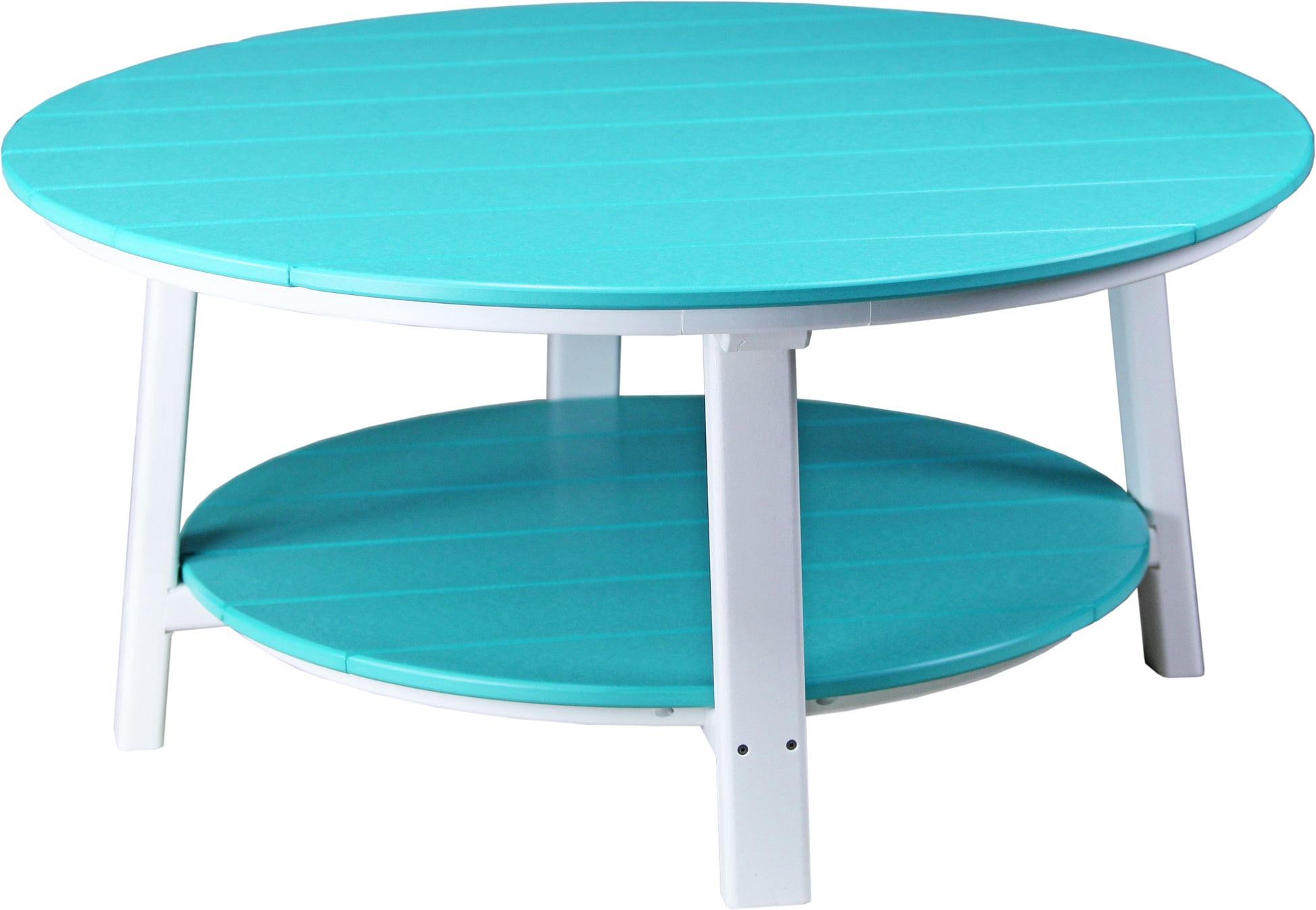 Deluxe Conversation Table Aruba Blue & White