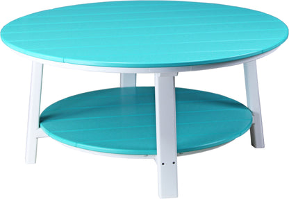 Deluxe Conversation Table Aruba Blue & White