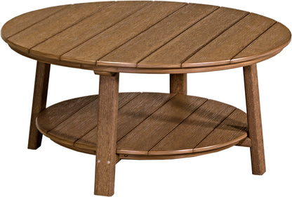 Deluxe Conversation Table Antique Mahogany