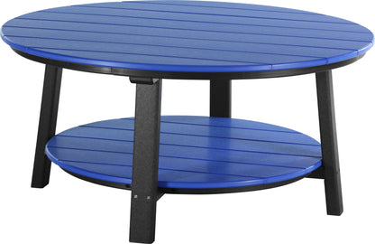 Deluxe Conversation Table Blue & Black