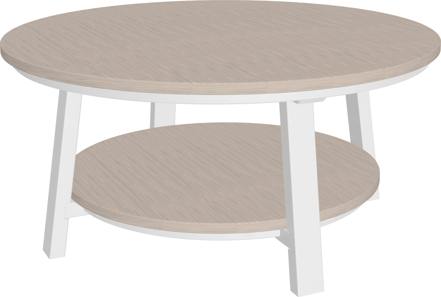 Deluxe Conversation Table Birch & White