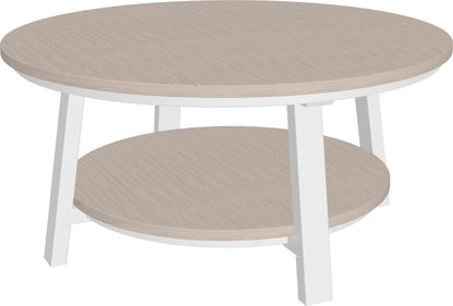 Deluxe Conversation Table Birch & White