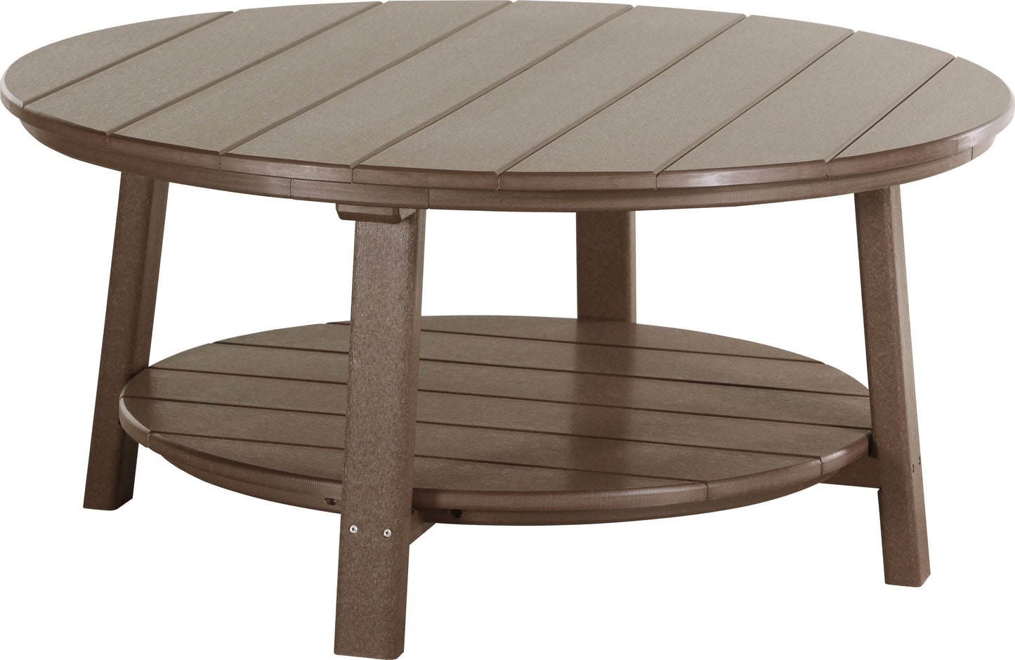 Deluxe Conversation Table Chestnut Brown