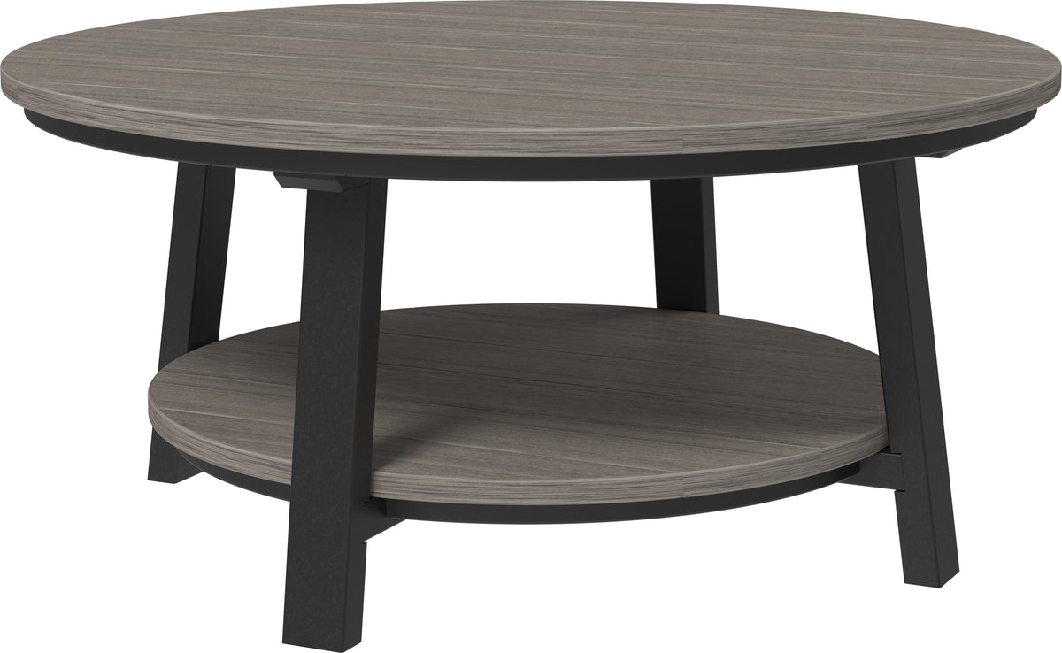 Deluxe Conversation Table Coastal Gray & Black