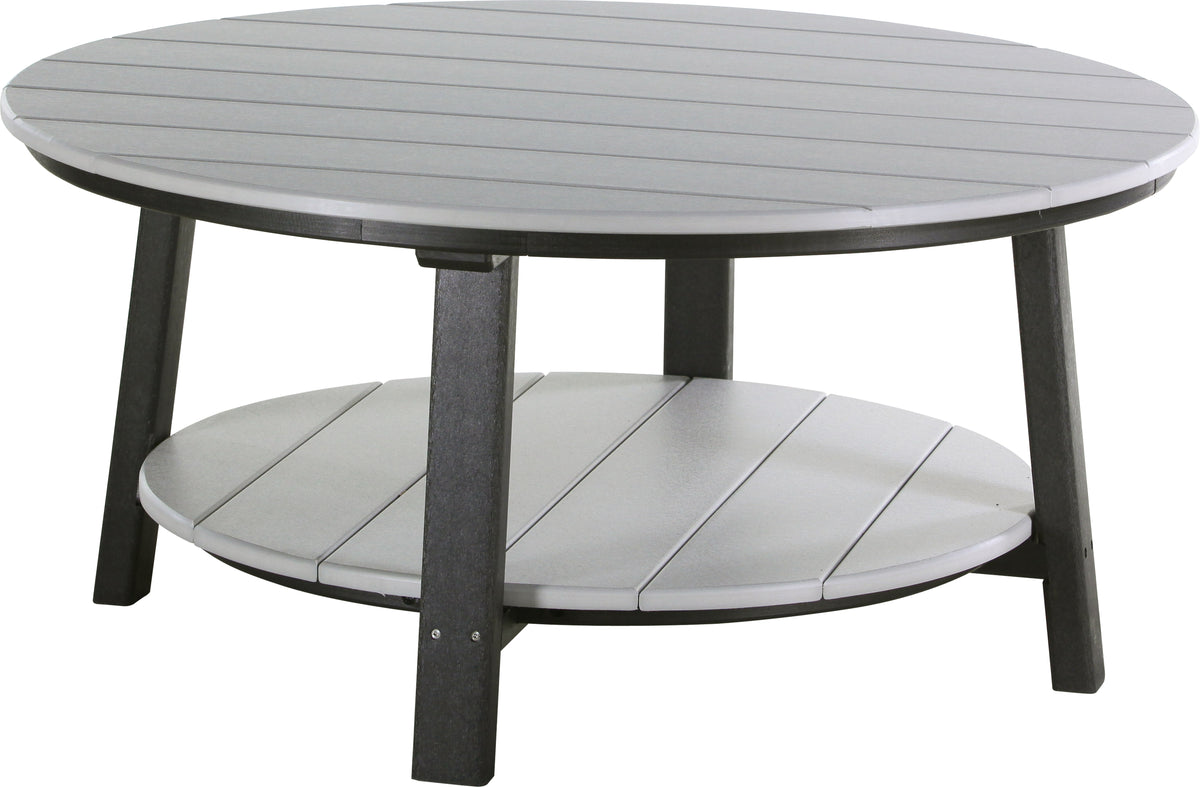 Deluxe Conversation Table Dove Gray & Black