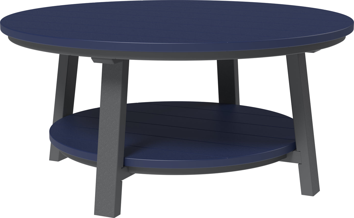 Deluxe Conversation Table Patriot Blue & Slate