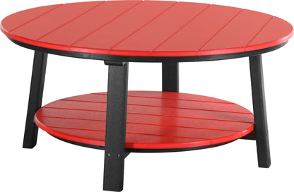 Deluxe Conversation Table Red & Black
