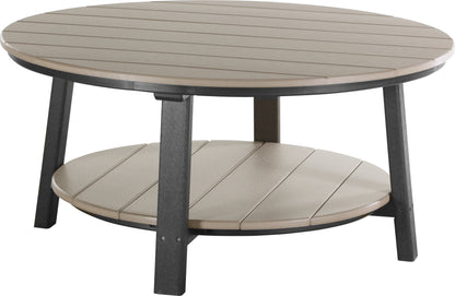 Deluxe Conversation Table Weatherwood & Black