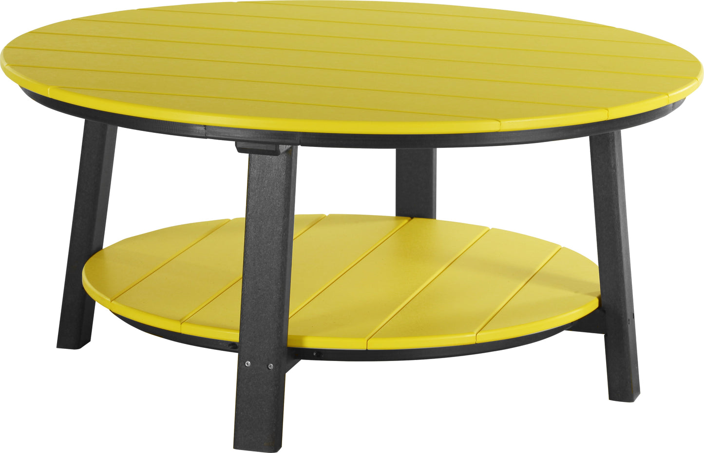 Deluxe Conversation Table Yellow & Black