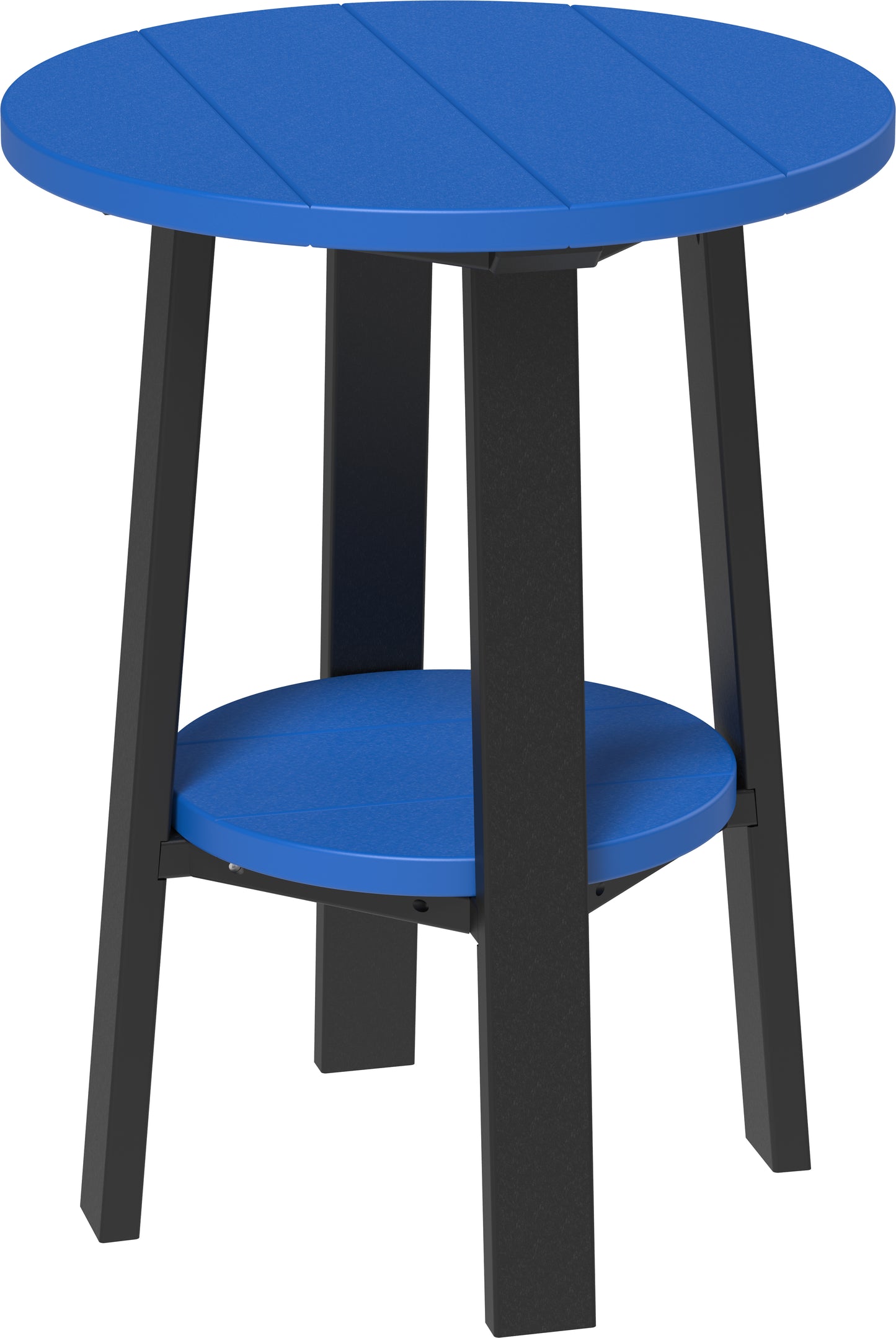 Deluxe End Table (28") (Blue & Black) 28 Inch