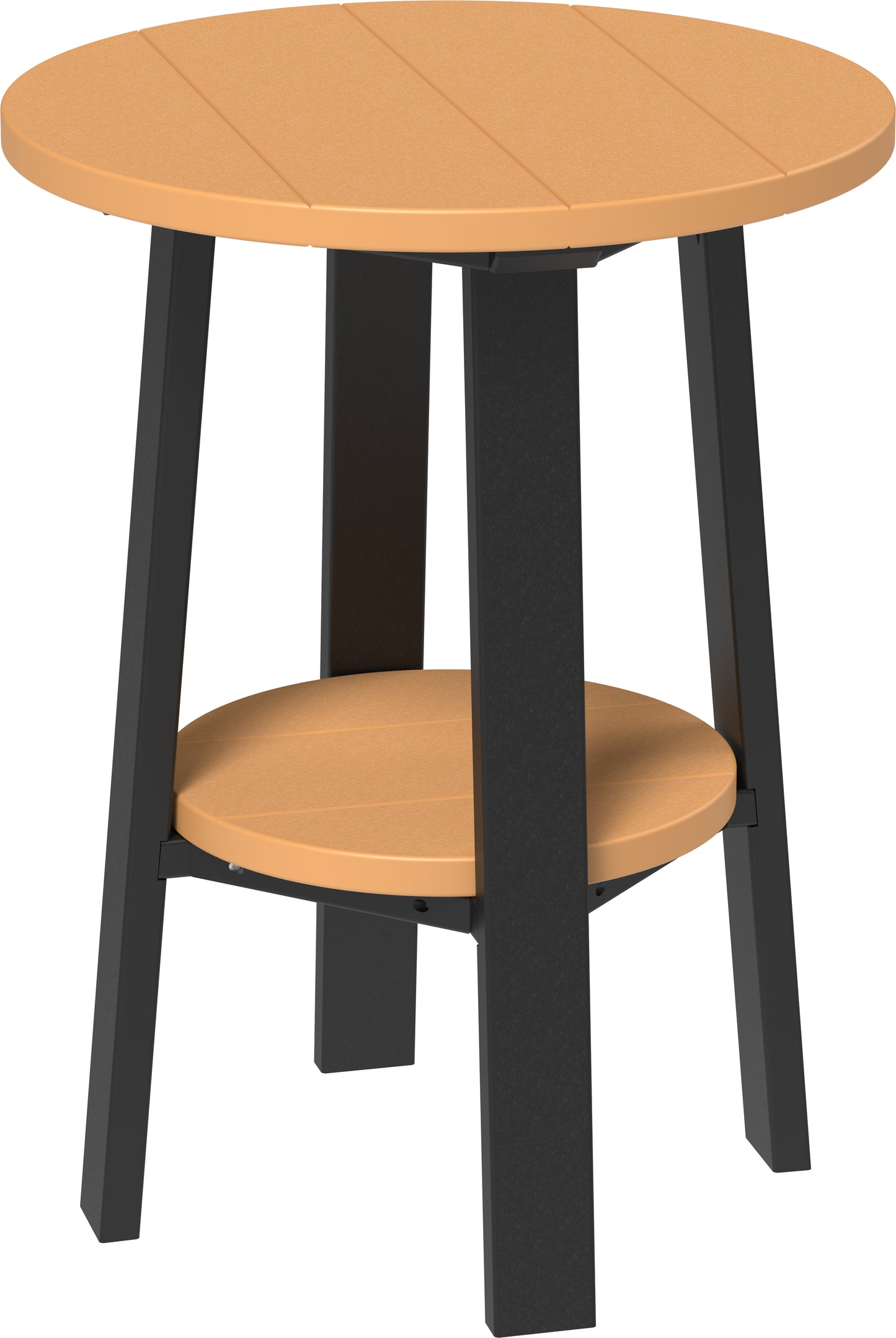 Deluxe End Table (28") (Cedar & Black) 28 Inch
