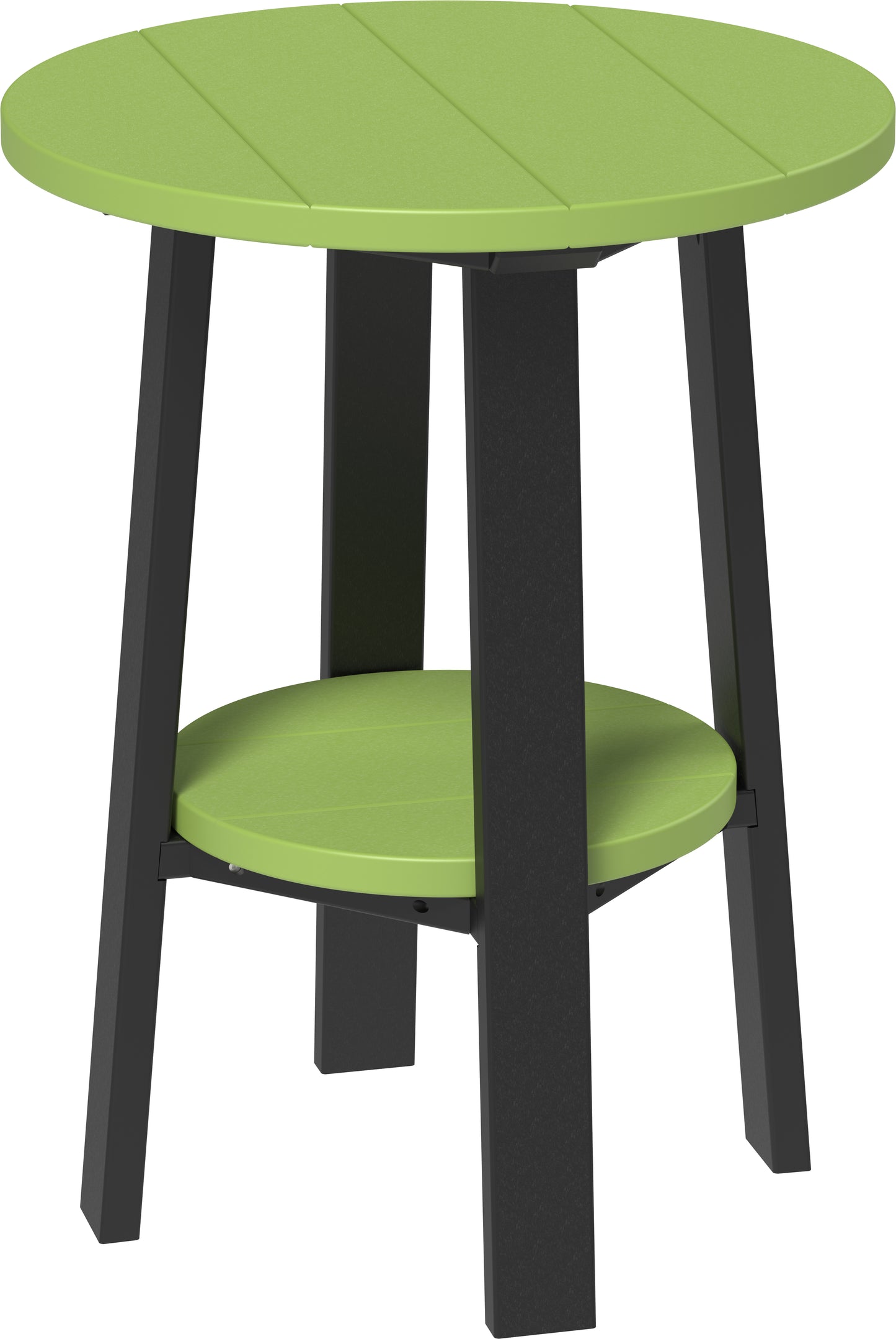 Deluxe End Table (28") (Lime Green & Black) 28 Inch