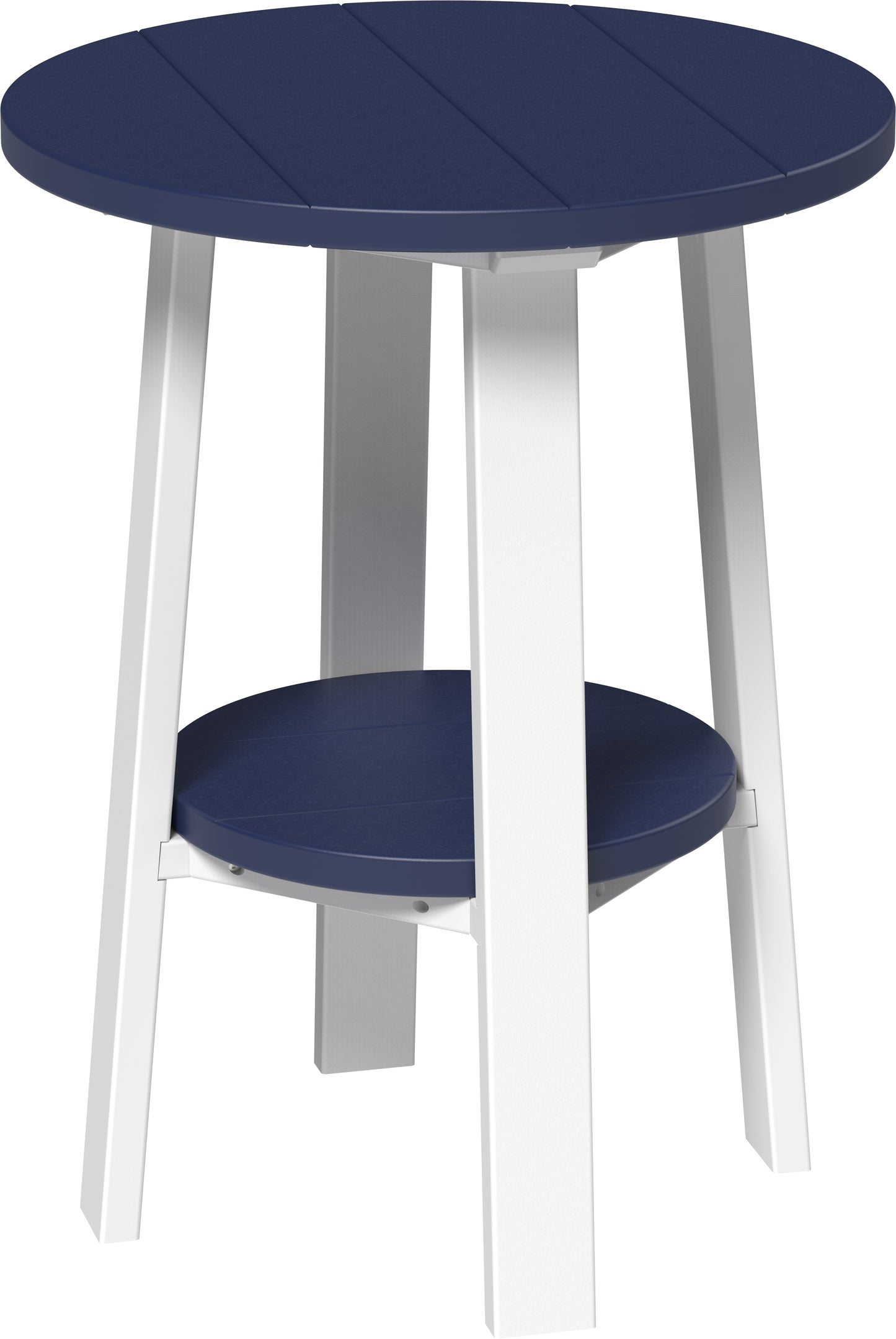 Deluxe End Table (28") (Patriot Blue & White) 28 Inch