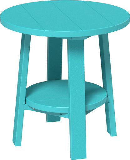 Deluxe End Table Aruba Blue