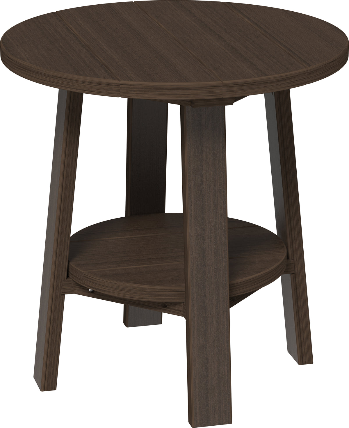 Deluxe End Table Brazilian Walnut