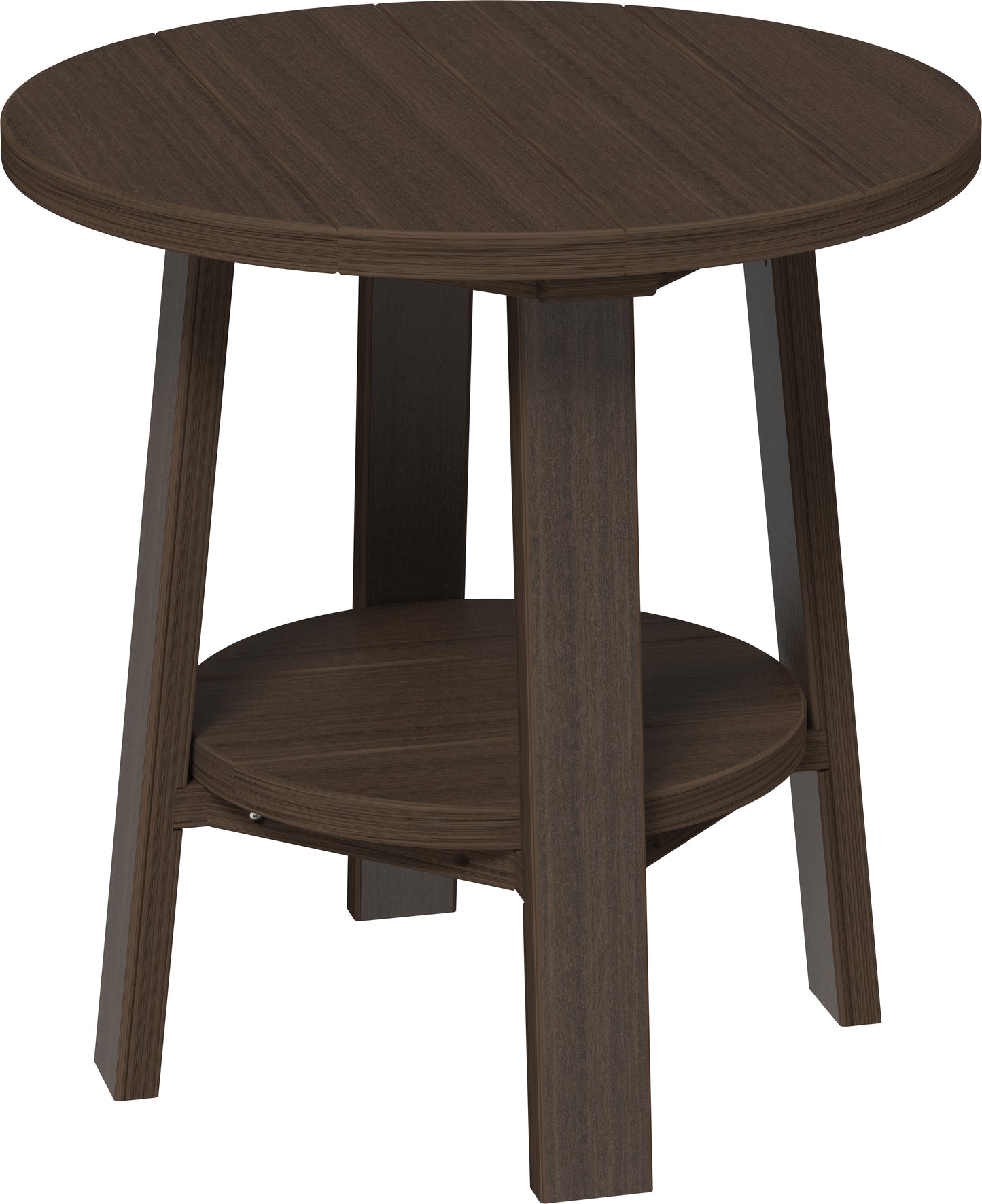 Deluxe End Table Brazilian Walnut