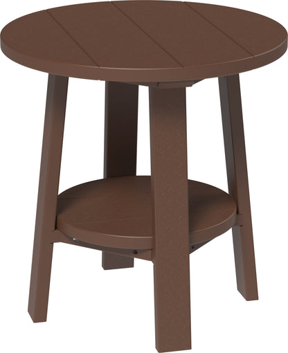 Deluxe End Table Chestnut Brown