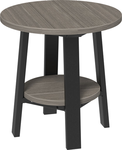 Deluxe End Table Coastal Gray & Black