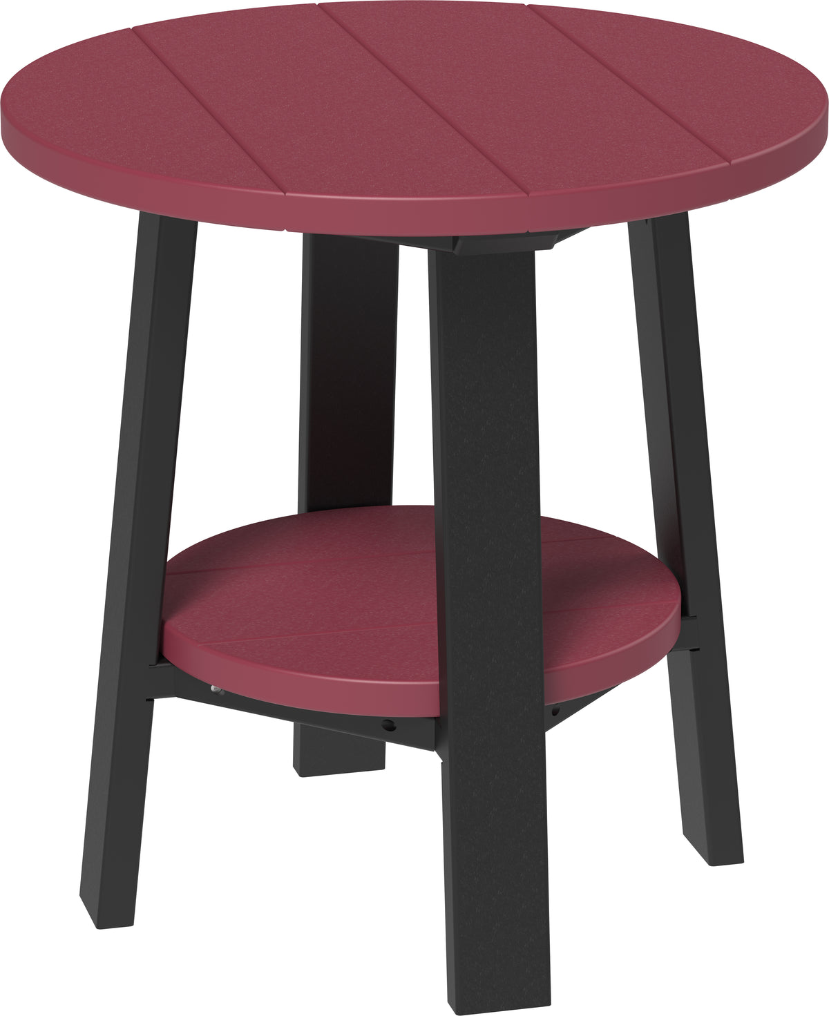 Deluxe End Table Cherrywood & Black