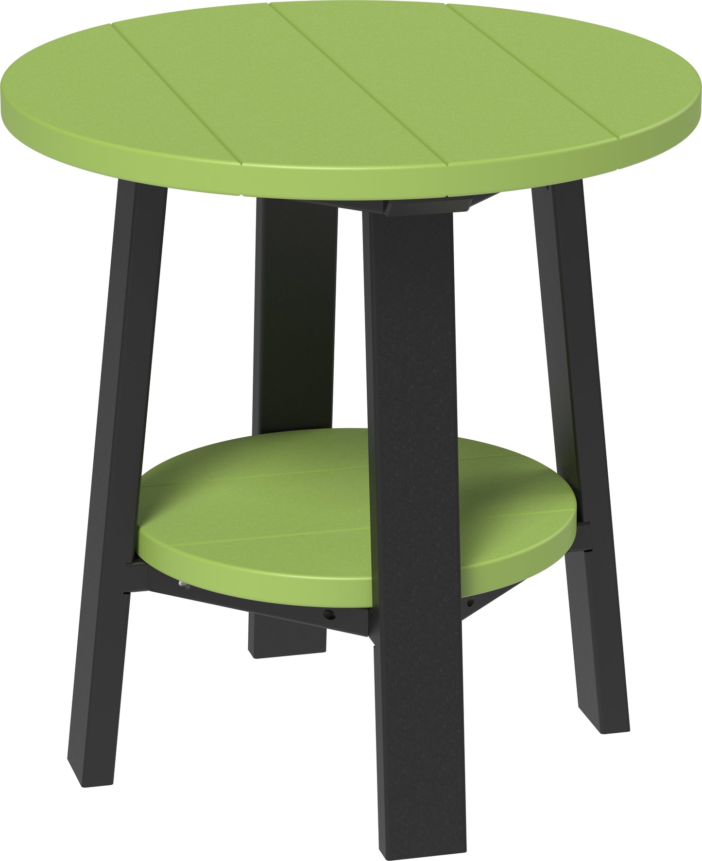 Deluxe End Table Lime Green & Black