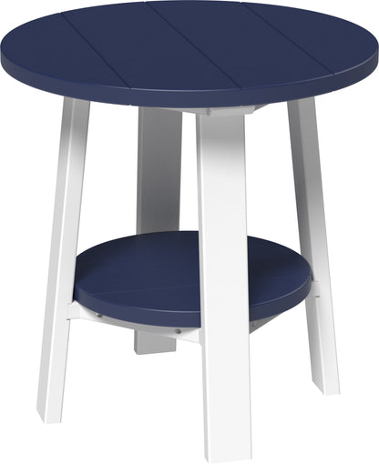 Deluxe End Table Patriot Blue & White