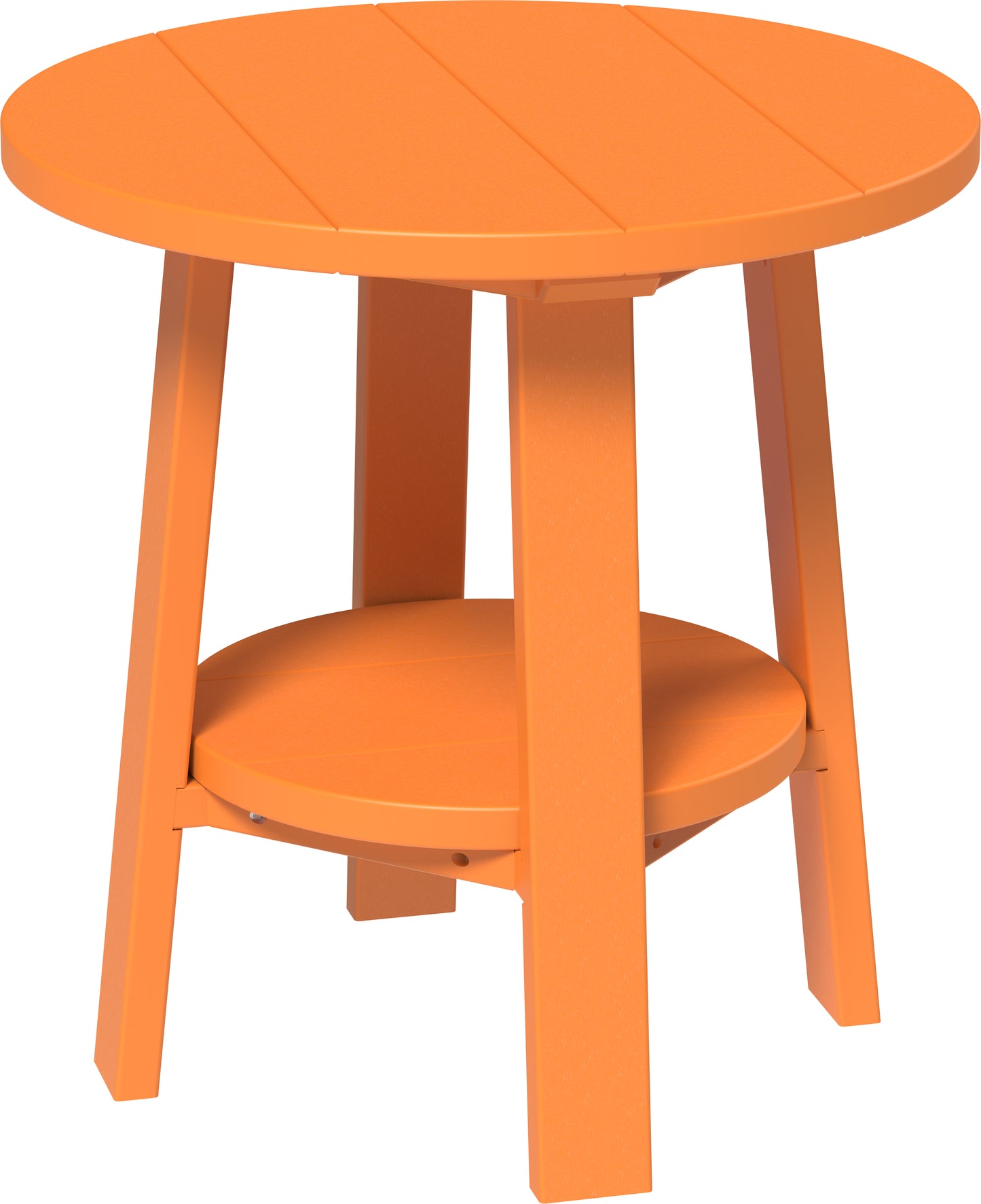 Deluxe End Table Tangerine