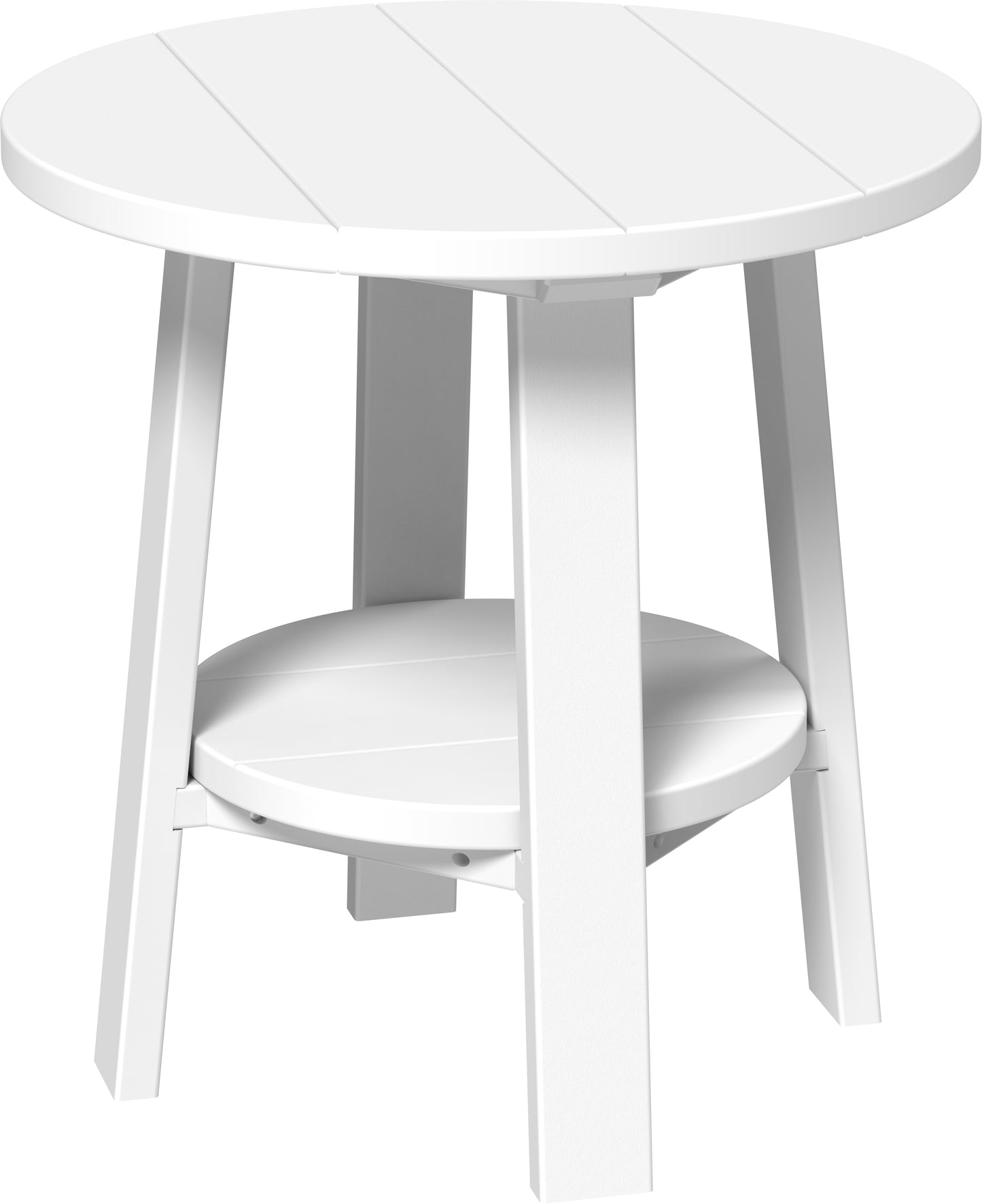 Deluxe End Table White