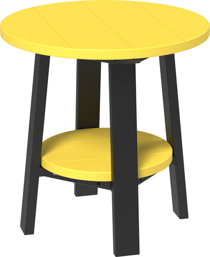 Deluxe End Table Yellow & Black