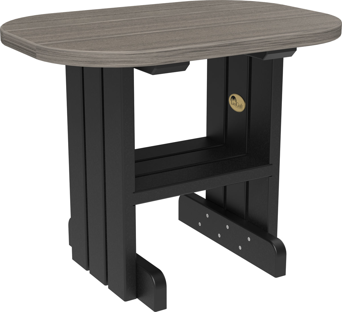 End Table Coastal Gray & Black