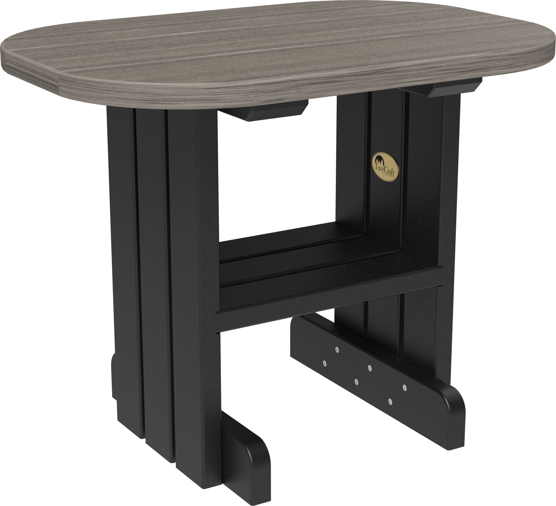 End Table Coastal Gray & Black