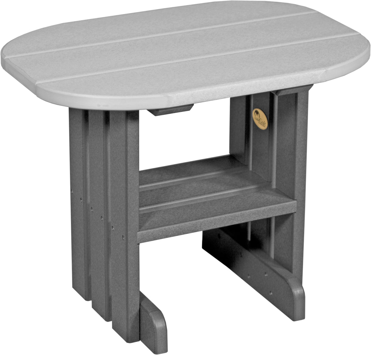 End Table Dove Gray & Slate