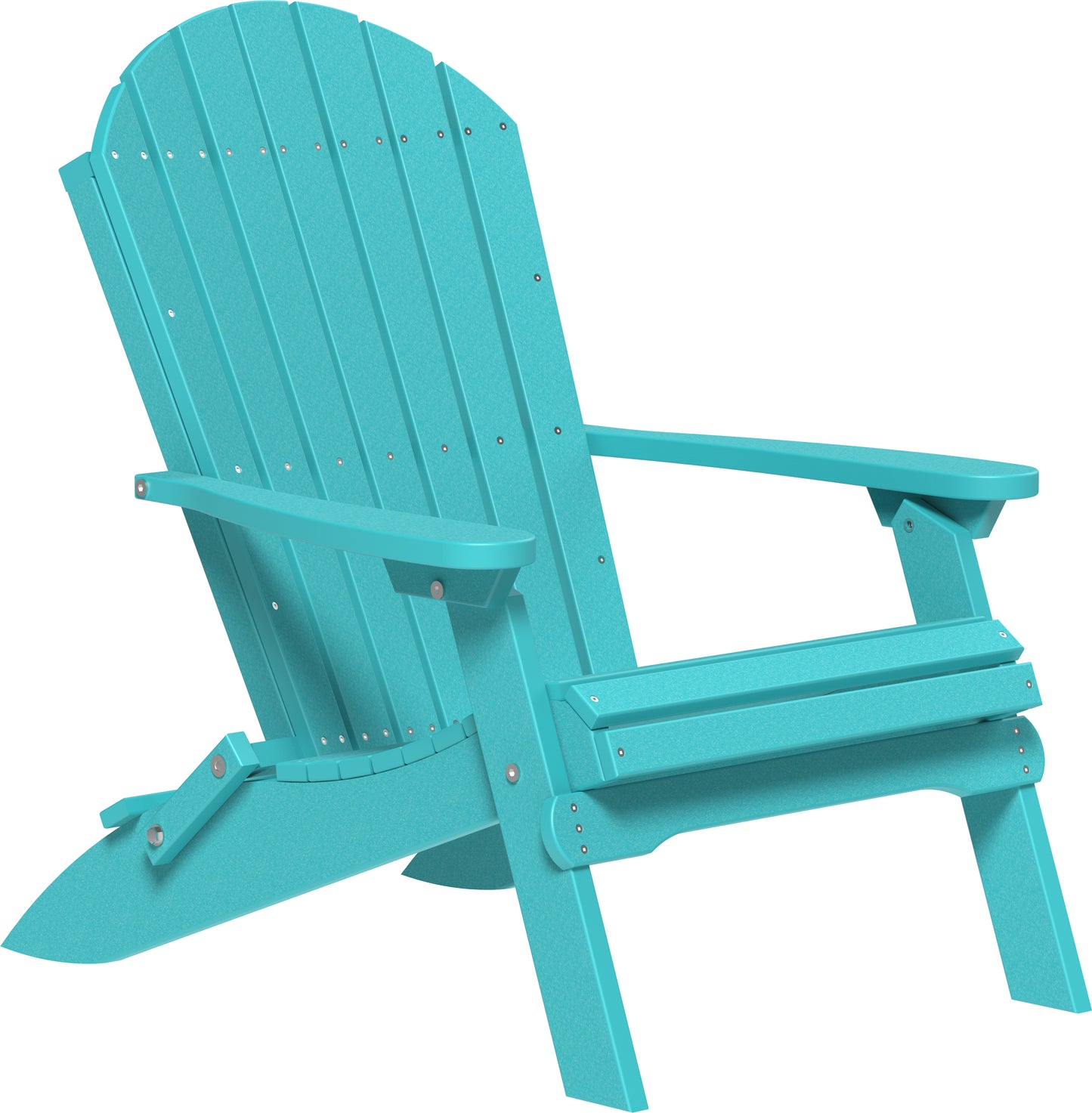 Folding Adirondack Chair Aruba Blue