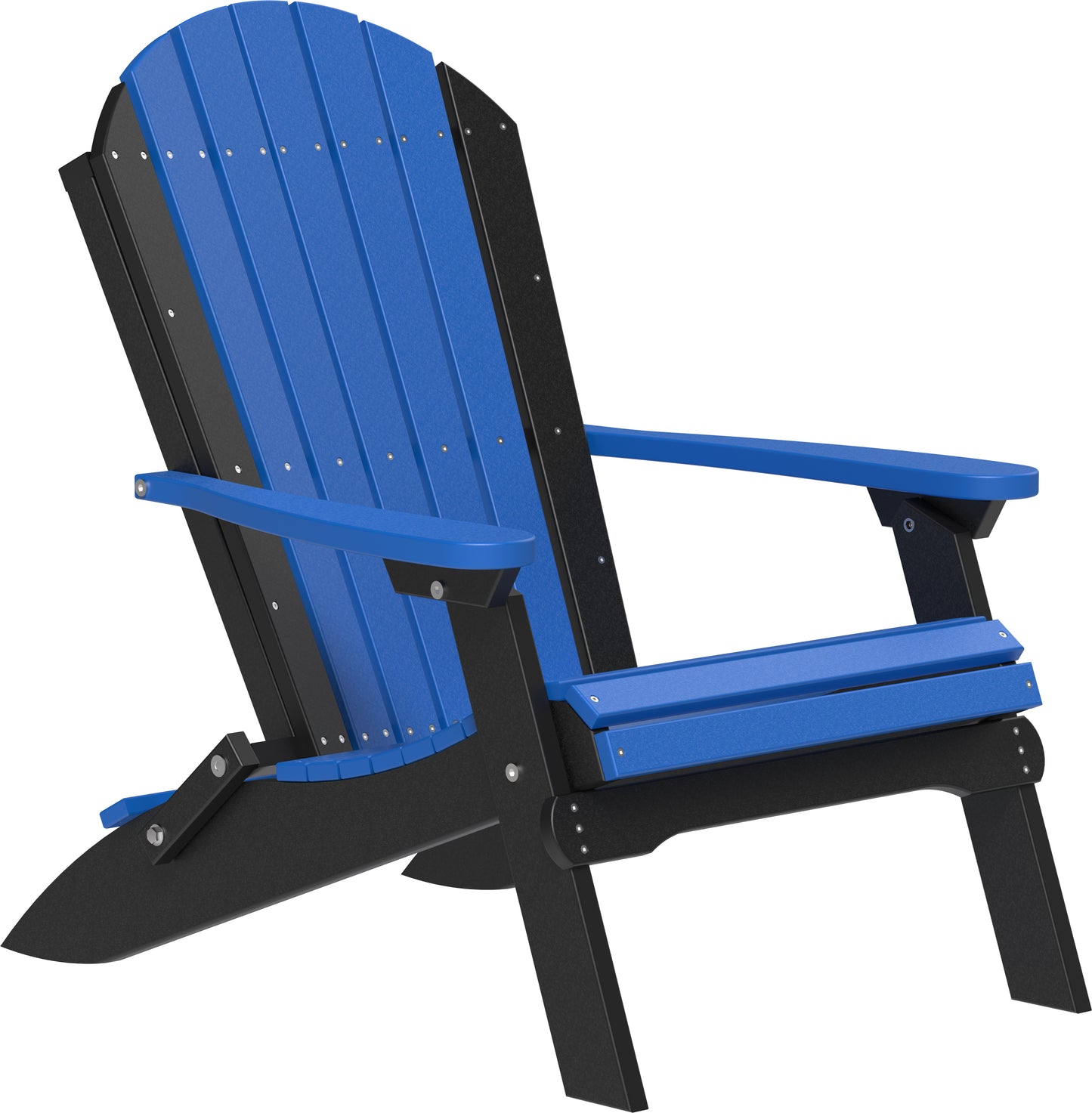 Folding Adirondack Chair Blue & Black
