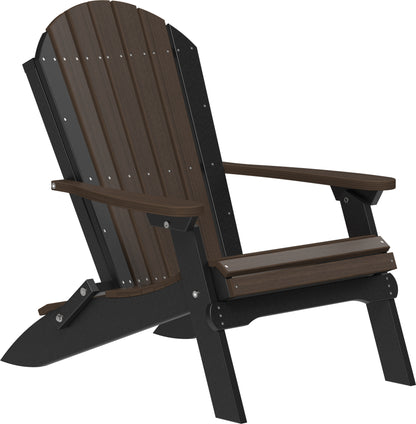 Folding Adirondack Chair Brazilian Walnut & Black