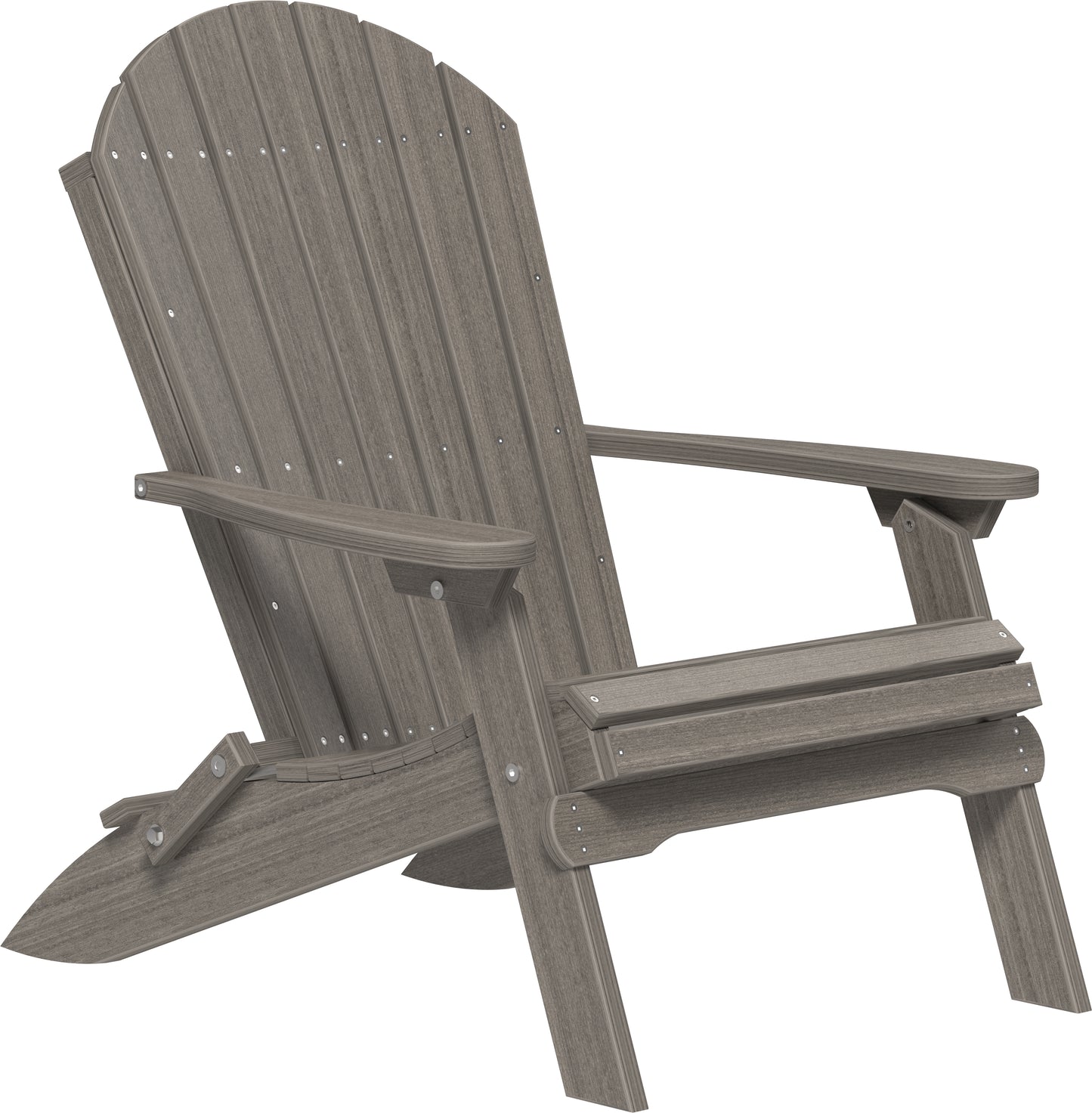 Folding Adirondack Chair Coastal Gray