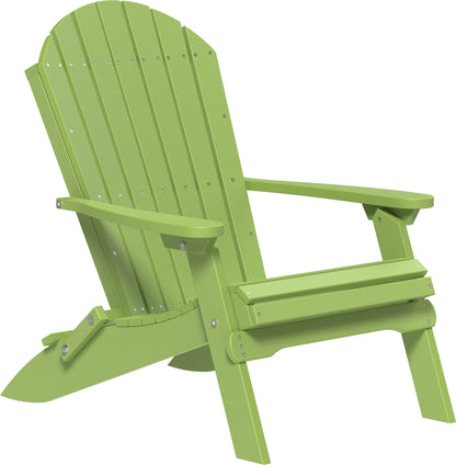 Folding Adirondack Chair Lime Green