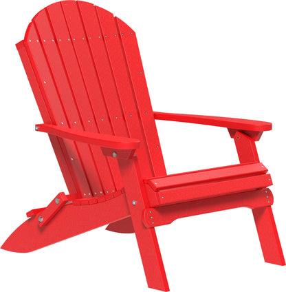Folding Adirondack Chair Red