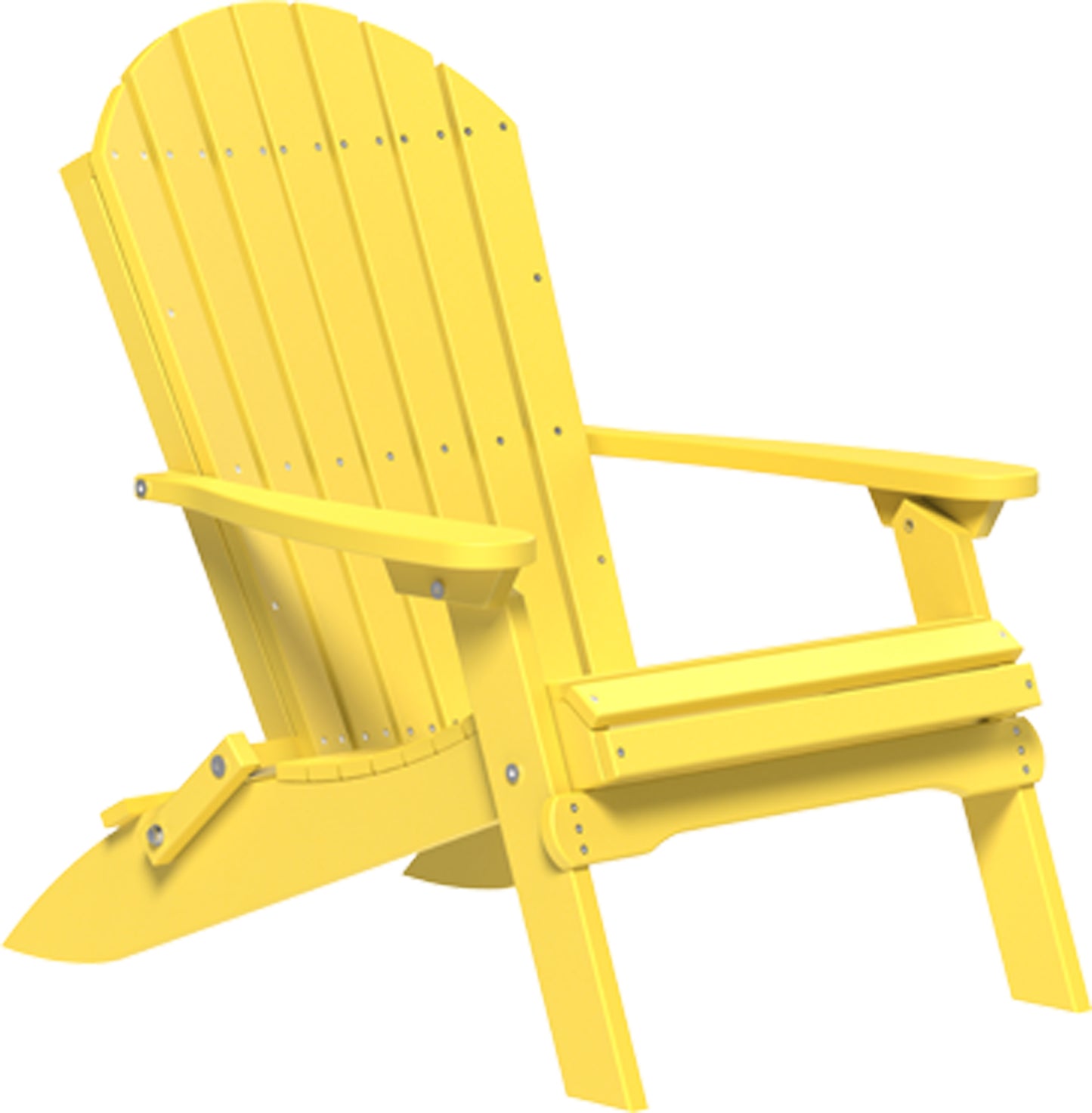 Folding Adirondack Chair Yellow